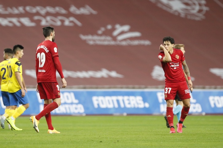 Kike Saverio, debut con gol en La Cartuja (OSASUNA)