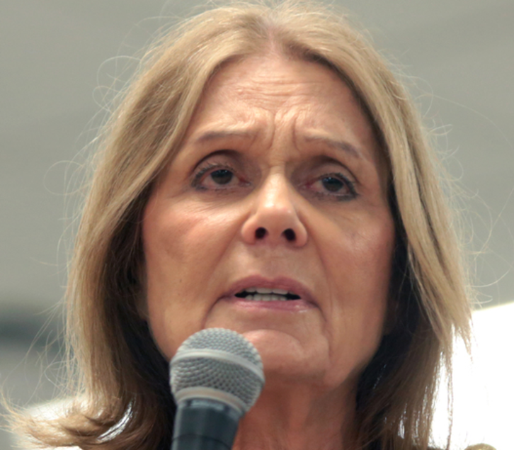La actual Gloria Steinem está presente en este poliédrico ‘biopic’. (NAIZ)