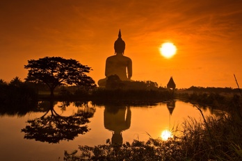 Tailandia es un buen lugar para aprender a meditar.