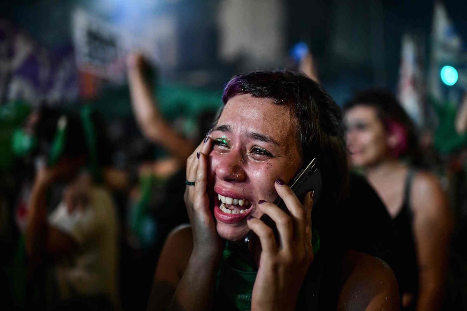 Las emociones contenidas se han traducido en lágrimas de alegría. (Ronaldo SCHEMIDT/AFP)