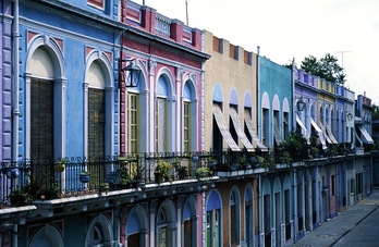 Casas en un barrio de Montevideo (GETTY IMAGES).