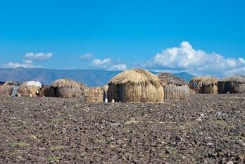 Una aldea en Turkana. (GETTY IMAGES)