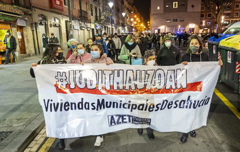 Manifestación de apoyo a Judith esta tarde en San Francisco. (Marisol RAMIREZ | FOKU)