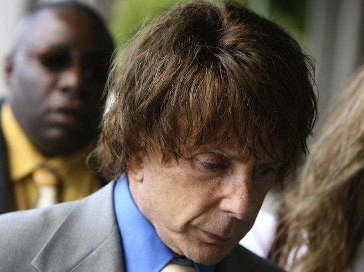 Phil Spector, fotografiado a su llegada al juicio en 2007. (Gabriel BOUYS/AFP)