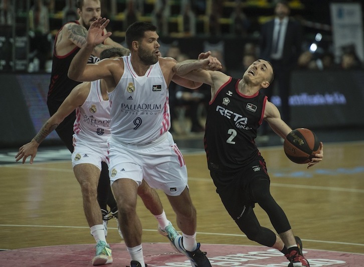 Jonathan Rouselle es consciente de que Bilbao Basket necesita sumar victorias ya, sin esperar a que los lesionados se recuperen. (Marisol RAMÍREZ / FOKU)