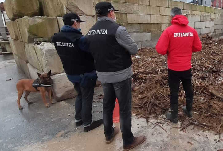 Agentes de la Ertzaintza, en una imagen ajena a la información. (ERTZAINTZA)