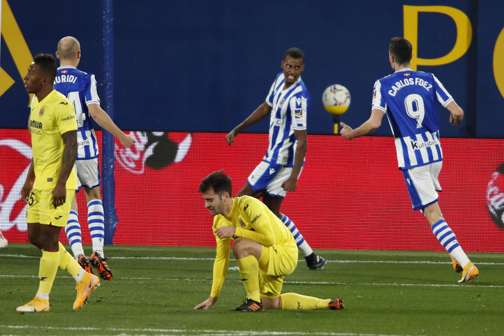 Isak ha marcado en el minuto 93 el empate ante el Villarreal. (AGENCIA LOF)
