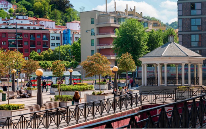 Plaza San Pedro en Deustu.