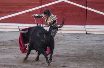 Corrida de toros celebrada en 2019. (Jagoba MANTEROLA/FOKU)