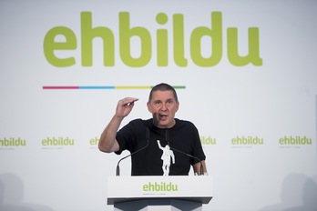 Arnaldo Otegi, coordinador general de EH Bildu. (Iñigo URIZ/FOKU)