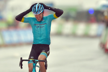 Ion Izagirre vuelve a competir tras su exitosa Vuelta con triunfo en Formigal. (Ander GILLENEA/AFP)