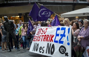 Foto de archivo de una concentración contra una agresión machista. (Marisol RAMIREZ/FOKU)