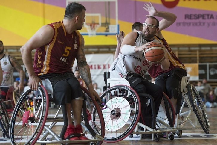 La estrella de Bidaideak Asier García, vuelve a aspirar a ser una de las grandes estrellas del torneo paralímpico de baloncesto. (Monika DEL VALLE / FOKU)