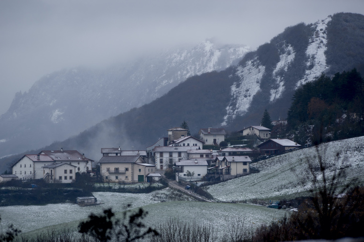 Irurtzun, el pasado mes de diciembre. (Iñigo URIZ/FOKU)