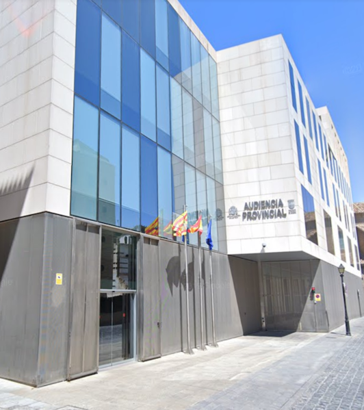 Sede de la Audiencia de Zaragoza.