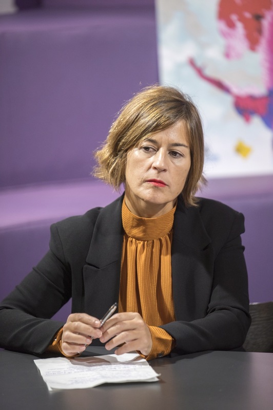 Nagore Alkorta, alcaldesa de Azpeitia y vicepresidenta de Eudel. (Gorka RUBIO/FOKU)