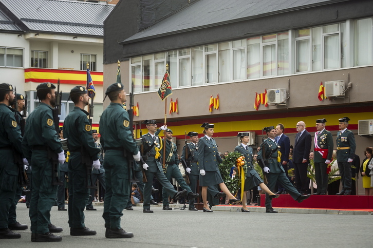 Acto de la Guardia Civil en Gasteiz, el 12 de octubre de 2019. (Jaizki FONTANEDA / FOKU)