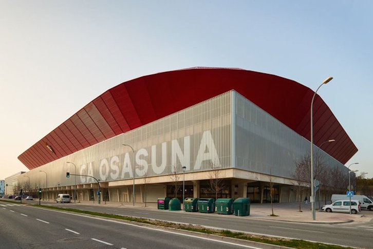 Imagen del reformado estadio de El Sadar (OSASUNA)