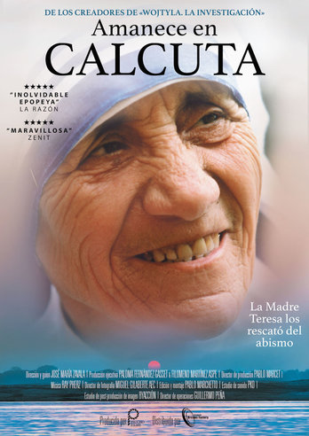 Cartel del documental con la imagen de la Madre Teresa de Calcuta. (NAIZ)