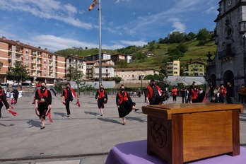 Kutxa Bira ekimena Ibarran, larunbat goizean. (Jon URBE/FOKU)