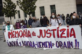 Concentración ante la Audiencia de Iruñea. (Iñigo URIZ | FOKU)