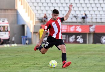 Areso en un partido con el Bilbao Athletic. (@AthleticClub)