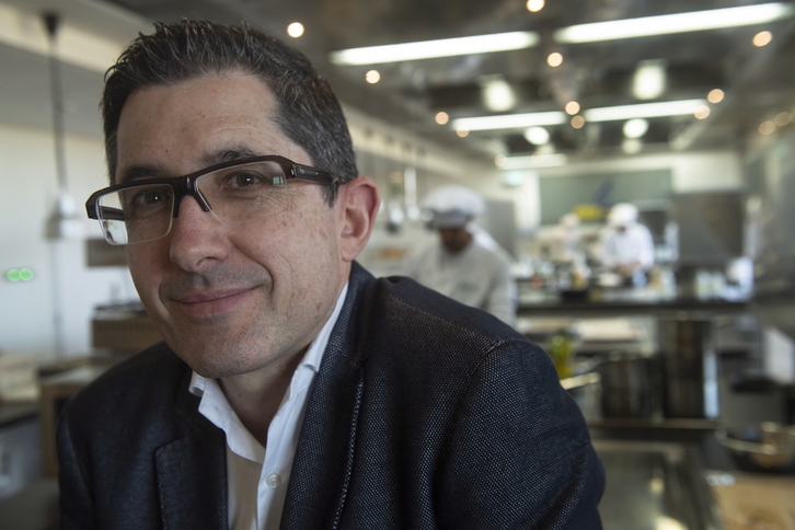 Joxe Mari Aizega, director del Basque Culinary Center. (Jon URBE/FOKU)