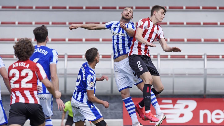 Sansek garaipena eskuratu zuen Lezaman Bilbao Athleticen aurkako partidan. (ATHLETIC CLUB)