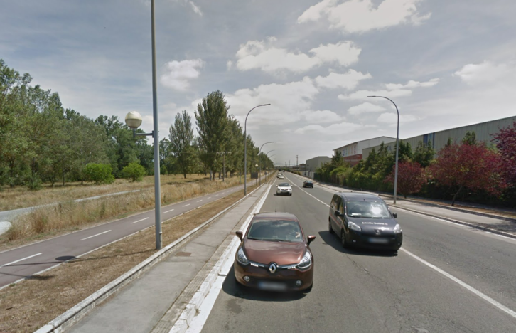 Imagen de la Avenida del Zadorra, en la zona norte de Gasteiz. (GOOGLE MAPS)