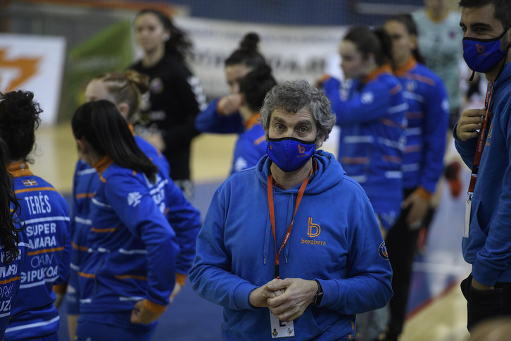 Imanol Alvarez, aurtengo denboraldian jokatutako partida batean. (Jon URBE / FOKU)