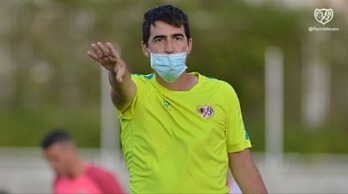 Andoni Iraola, entrenador del Rayo. (@RayoVallecano)