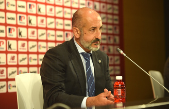 Aitor Elizegi, presidente del Athletic. (FOKU)