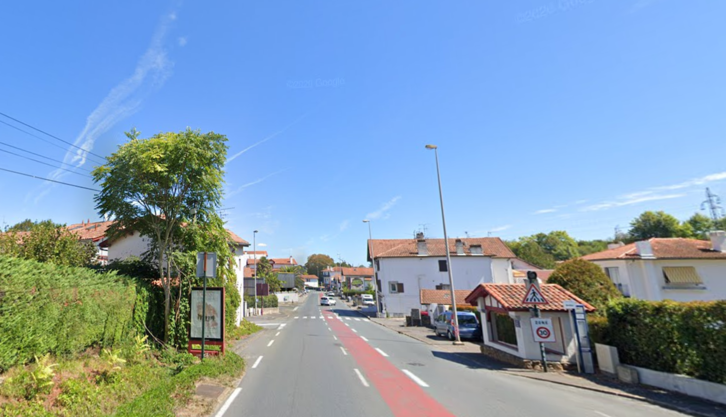 Calle Paul Gelos, en Urruña. (GOOGLE MAPS)