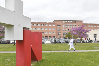 Zona hospitalaria en Iruñea. (Idoia ZABALETA / FOKU)