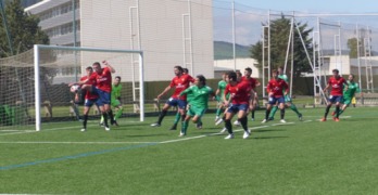 Partido disputado entre Osasuna Promesas y Arenas esta temporada en Tajonar. (@arenas_club1909)