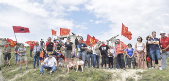 Acto por la Batalla de Noain de 2018. (Idoia ZABALETA/FOKU)