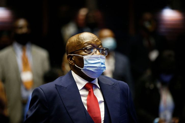 El expresidente sudafricano Jacob Zuma. (Phill MAGAKOE/AFP)