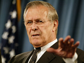 El ex secretario de Estado de EEUU, Donald Rumsfeld. (Stephen Jaffe/AFP)