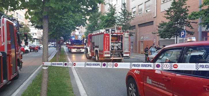 Imagen distribuida por los Bomberos de Nafarroa. (@bomberos_na)