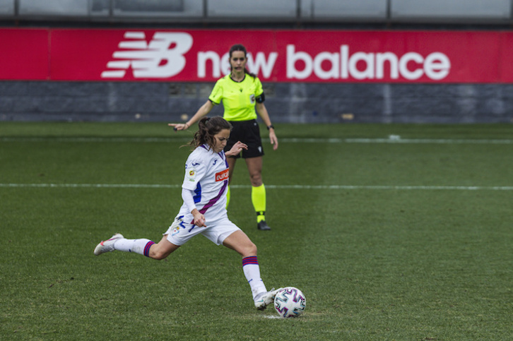 Sara Navarro disputará su tercera temporada con el Eibar. (Aritz Loiola/Foku)