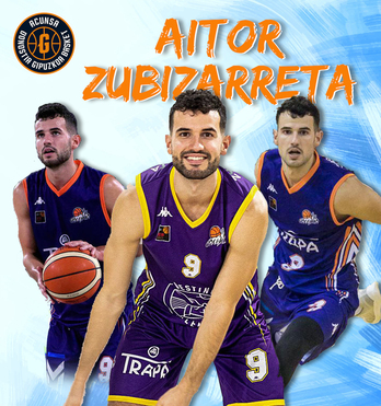 Aitor Zubizarreta azpeitiarra Gipuzkoa Basketeko jokalari berria da. (@GIPUZKOABASKET)