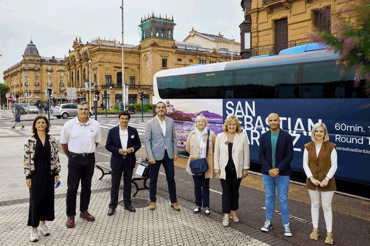 ‘Bi hiri, gune bakarra’ turismo markaren aurkezpena. (DONOSTIAKO UDALA)