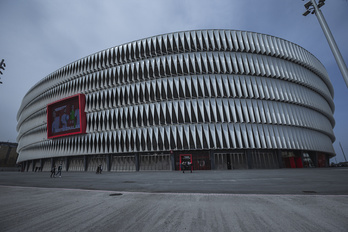 San Mamés acogerá la final de la Champions femenina de 2024 y de la Europa League masculina de 2025. (Aritz LOIOLA/FOKU)