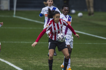 Vanesa Gimbert sumará su novena temporada defendiendo los colores del Athletic. (Aritz LOIOLA/FOKU)