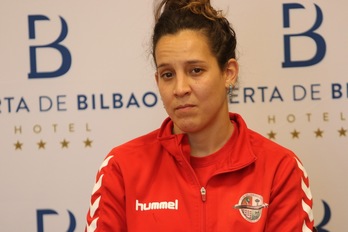 Maddi Aalla se estrenará con la camiseta de Bera Bera, precisamente ante Zuazo en Barakaldo. (Oskar MATXIN EDESA / FOKU)