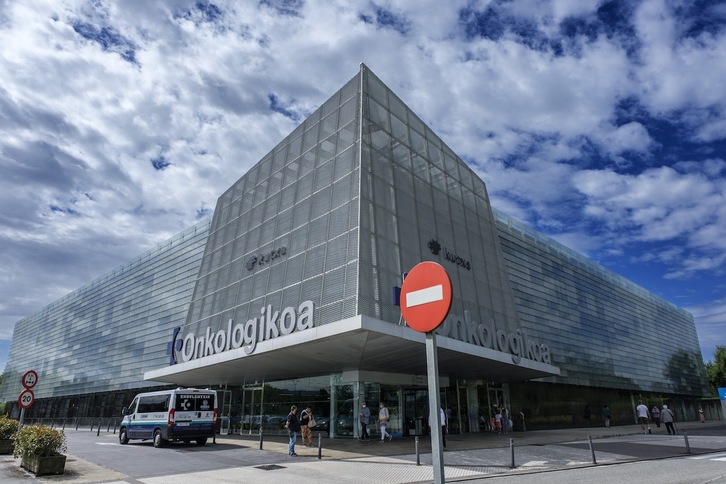 El centro especializado en detección y tratamiento del cáncer ubicado en la zona hospitalaria de Donostia. (Jon URBE | FOKU)