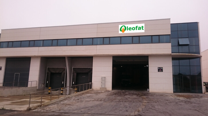 Imagen de la nava de Oleofat en Tutera. (Oleofat)