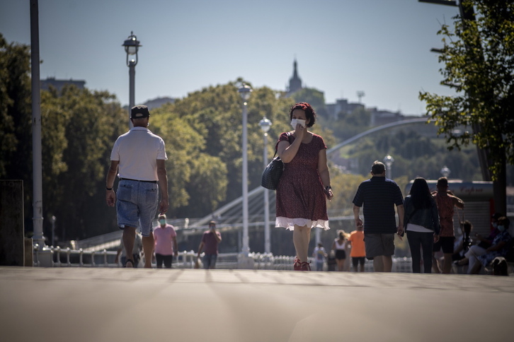 Abandoibarrako pasealekua, Bilbon. (Jaizki FONTANEDA/FOKU)