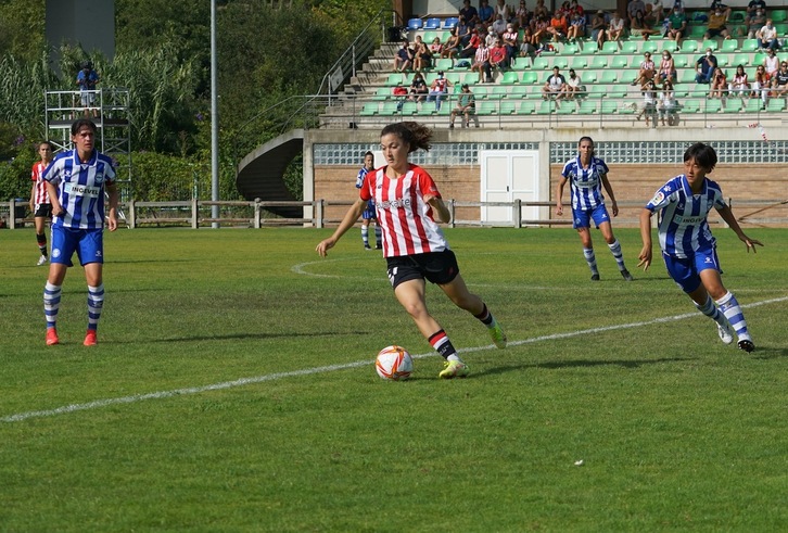 Final de la Kopa Euskal Herria entre Athletic y Alavés, el pasado 29 de agosto en Zarautz. (Gotzon ARANBURU/FOKU)
