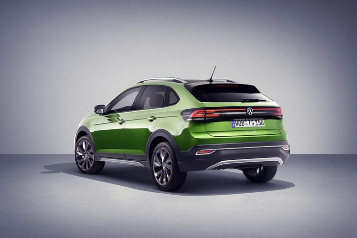 El VW Taigo, el tecer modelo que se fabrica en la planta de Landaben. (Volkswagen Navarra)